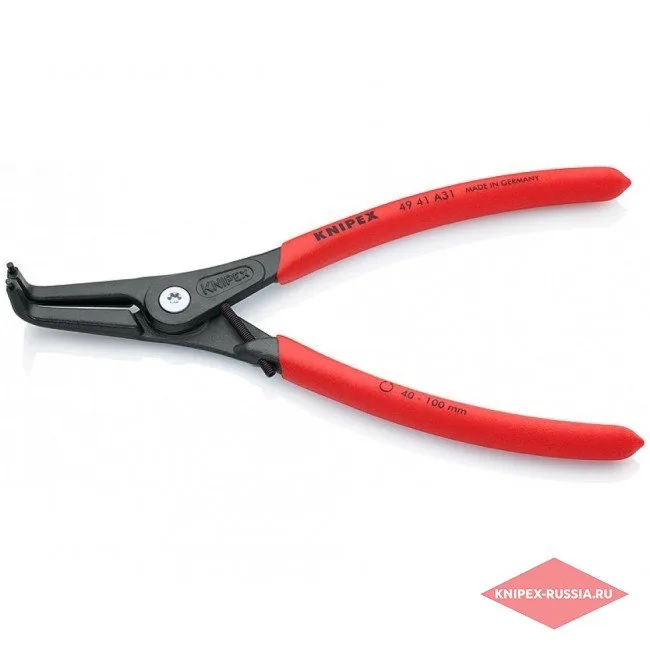 Прецизионные щипцы для стопорных колец с ограничением раскрытия Knipex KN-4941A31