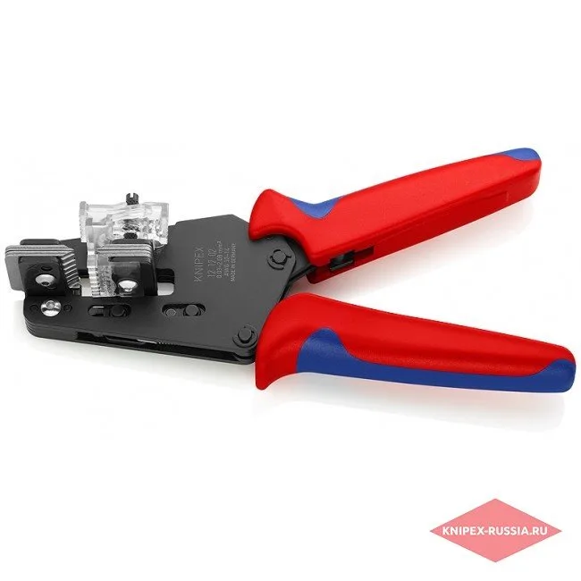 Прецизионный инструмент для удаления изоляции с фасонными ножами Knipex KN-121202