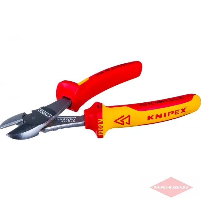 Силовые бокорезы Knipex KN-7406180SB — фото производителя