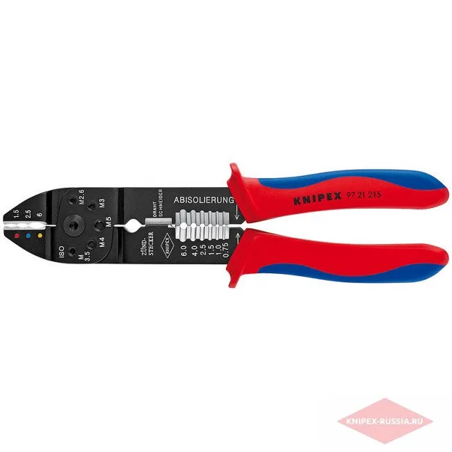 Клещи зажимные для опрессовки Knipex KN-9721215SB