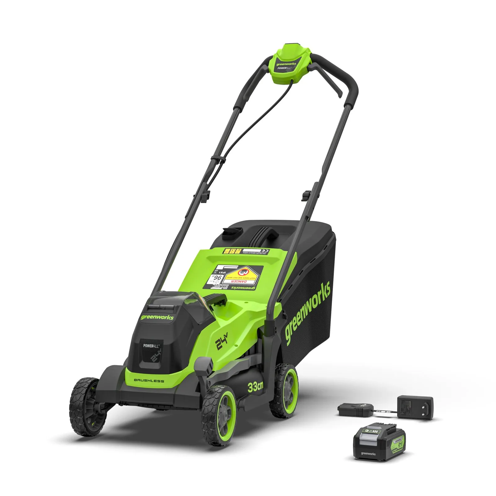 Газонокосилка Greenworks GD24LM33IIK4