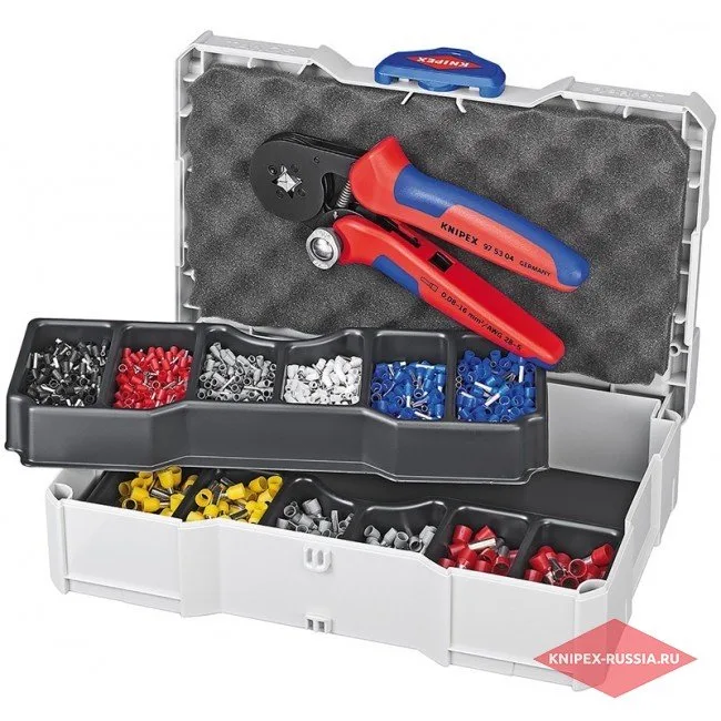 Набор кабельных наконечников для опрессовки Knipex KN-979009