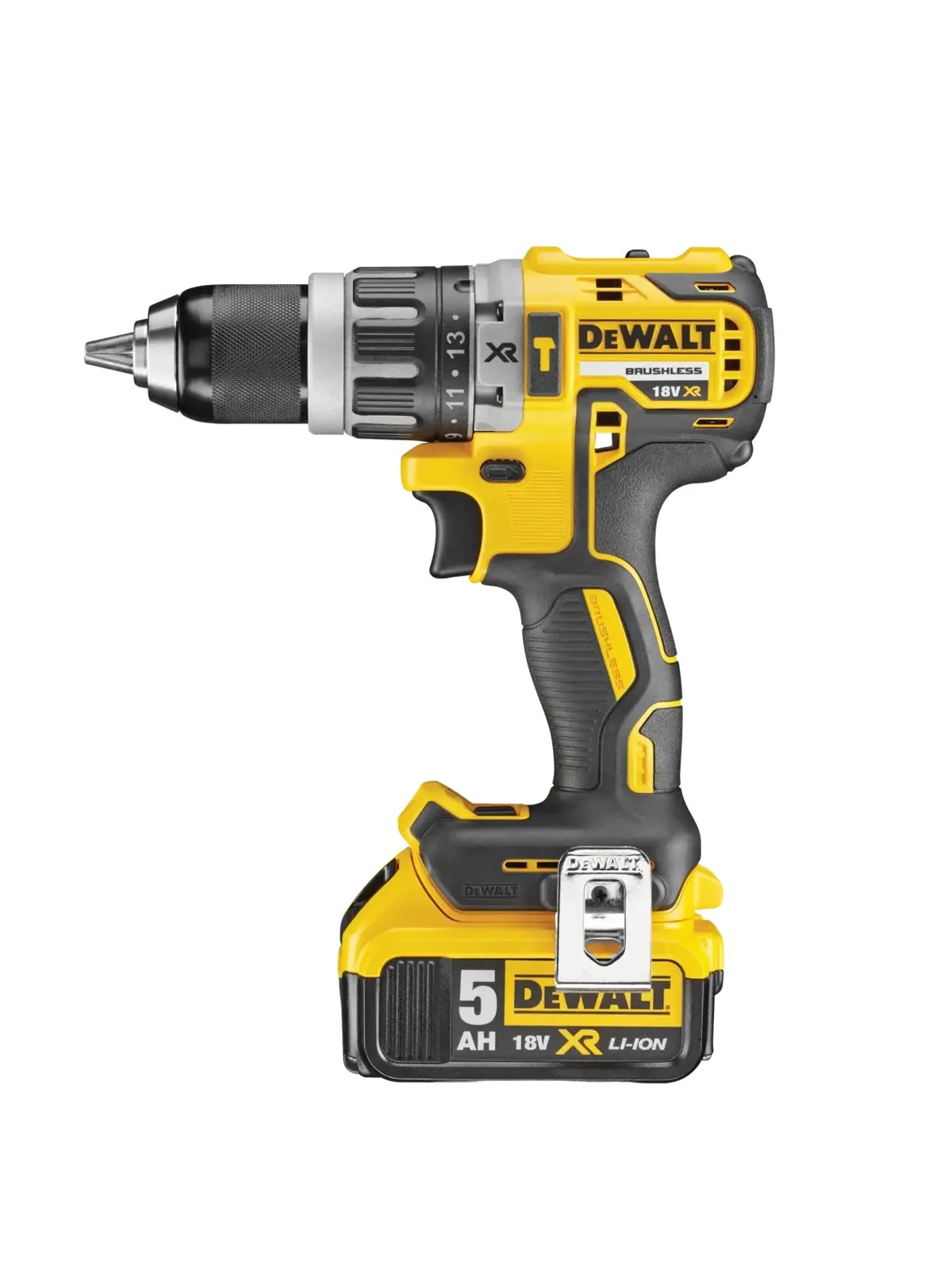Аккумуляторный перфоратор DeWalt DCD796P2-GB — фото производителя