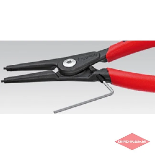Прецизионные щипцы для внешних стопорных колец на валах Knipex KN-4931A2 — фото производителя