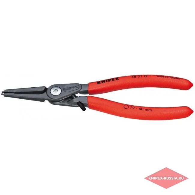 Прецизионные щипцы для внутренних стопорных колец Knipex KN-4831J2