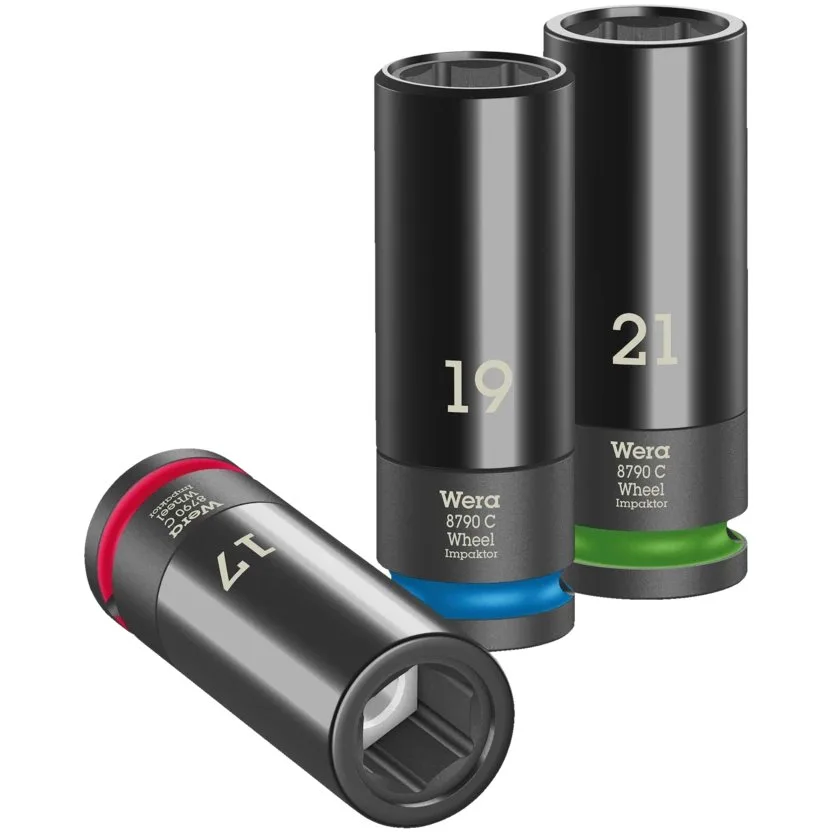 Набор торцовых головок, 1/2" Wera Wheel Impaktor C Set 1 — фото производителя