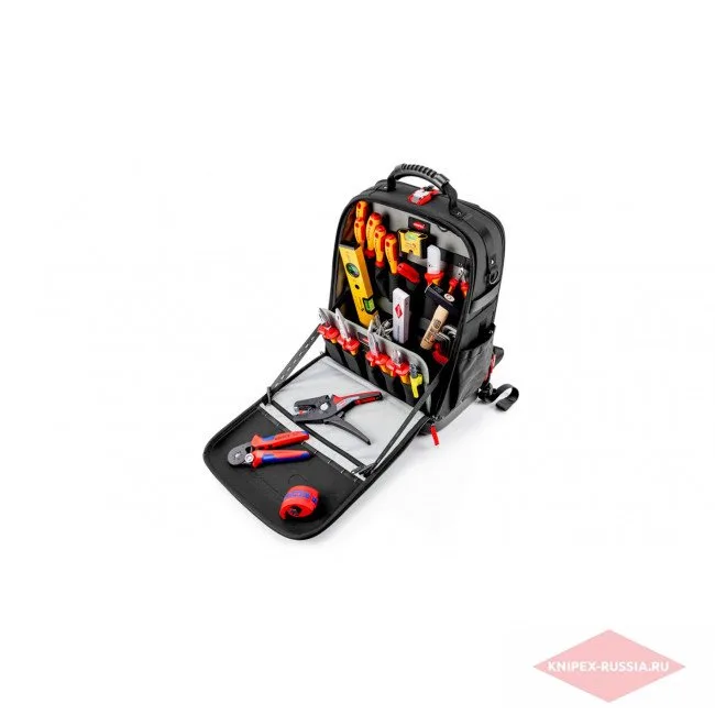 Рюкзак инструментальный для электрики, 22 предмета Modular X18 Electro Knipex KN-002150E
