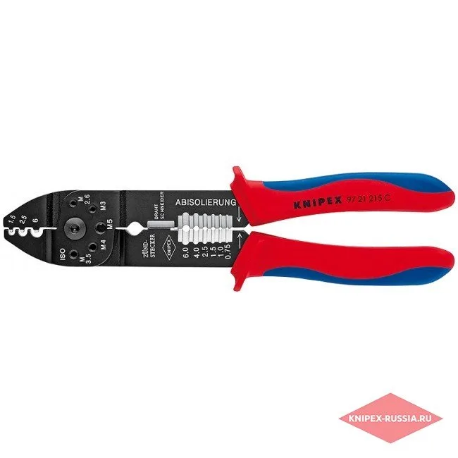 Клещи зажимные для опрессовки Knipex KN-9721215C