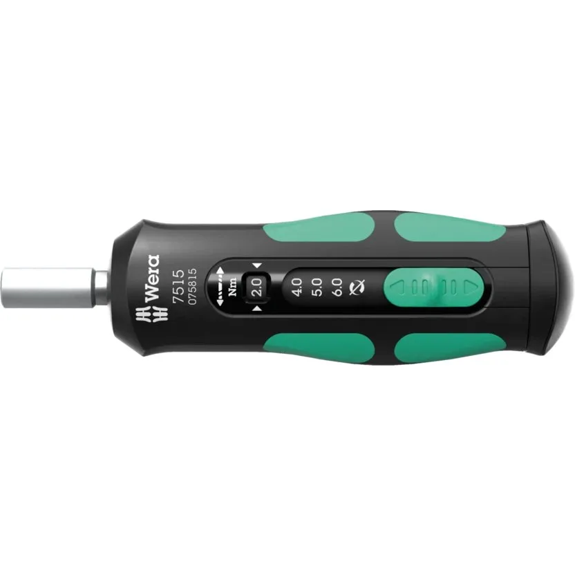 Нм Wera 7515 Kraftform Safe-Torque Speed динамометрическая отвёртка, 2-6