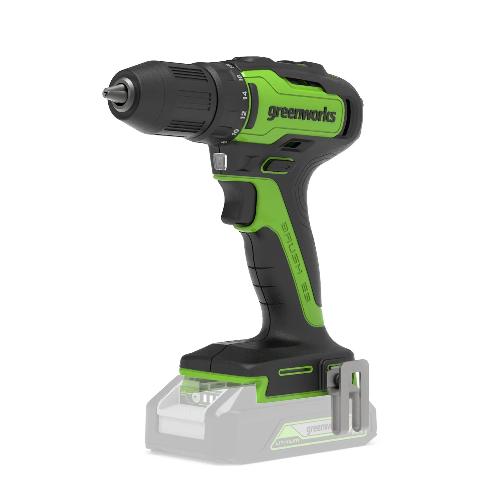 Аккумуляторный дрель-шуруповерт Greenworks GD24DD35