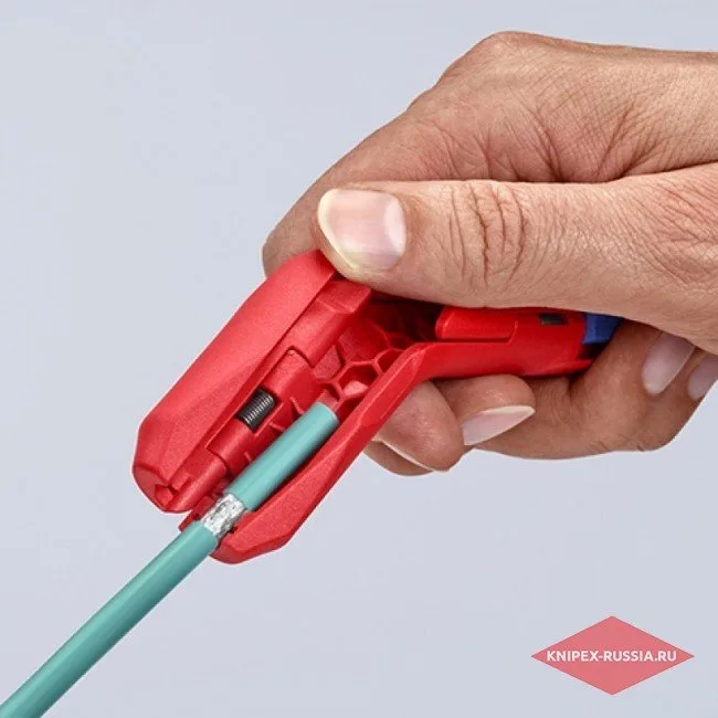 Универсальный инструмент для удаления оболочки для правшей Knipex KN-169501SB — фото производителя