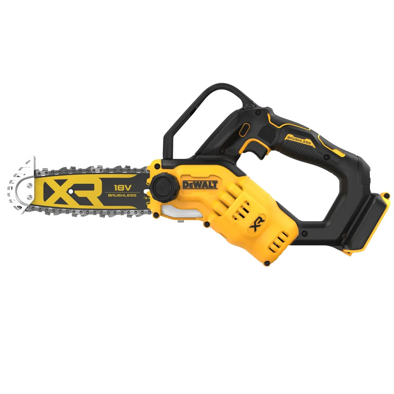 Аккумуляторная цепная пила DeWalt DCMPS520N-XJ — фото производителя