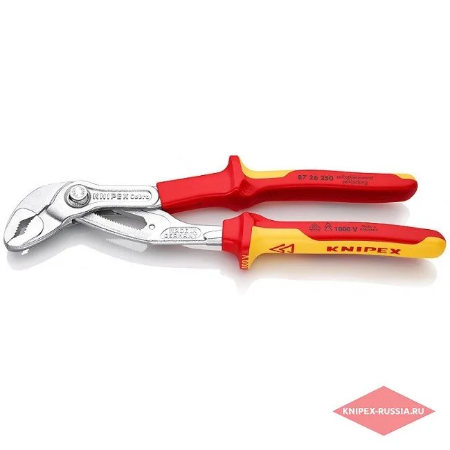 Высокотехнологичные сантехнические клещи Cobra VDE Knipex KN-8726250SB