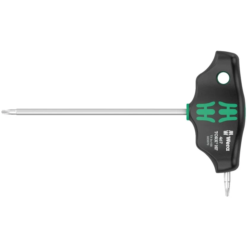Отвёртка с поперечной ручкой, с фиксирующей функцией Wera 467 TORX® HF — фото производителя