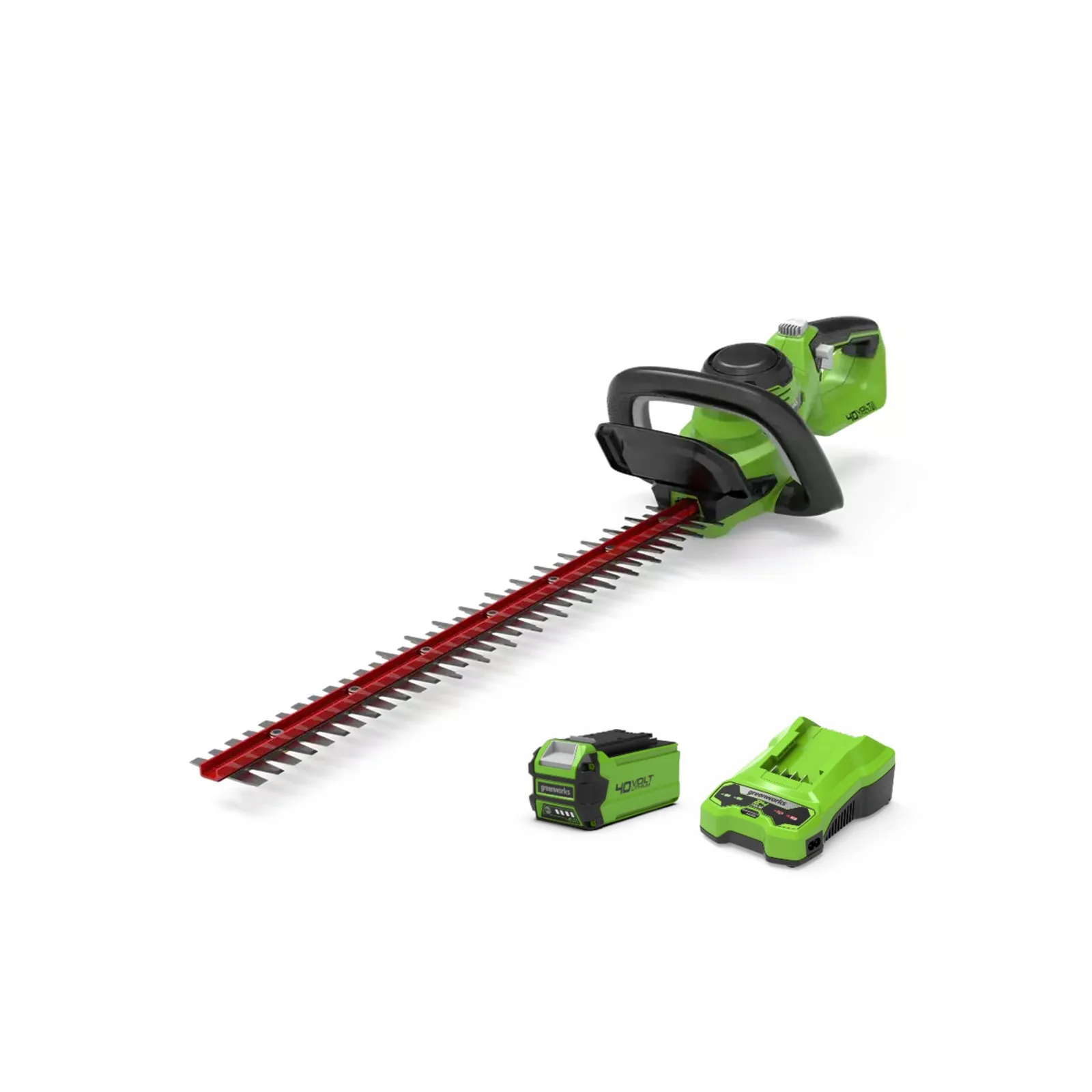 Аккумуляторный кусторез Greenworks G40HT61K2