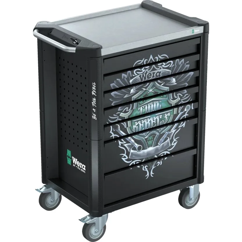 Инструментальная тележка из нержавейки Tool Rebel Stainless 1 Wera 9705