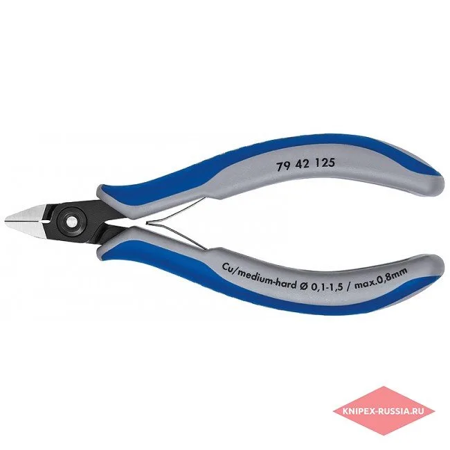 Прецизионные кусачки боковые Knipex KN-7942125 — фото производителя