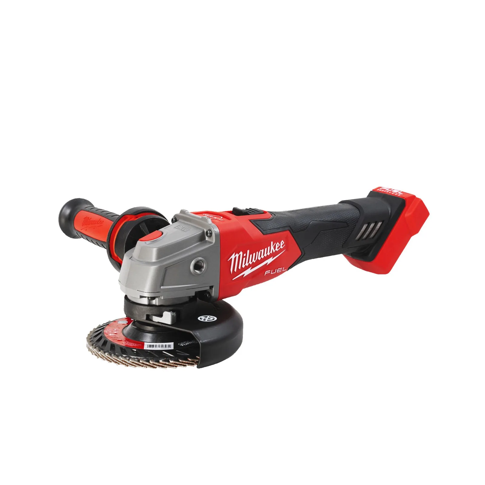 125 мм УШМ с тормозом и ползунковым выключателем Milwaukee M18 FSAG125XB-0X — фото производителя