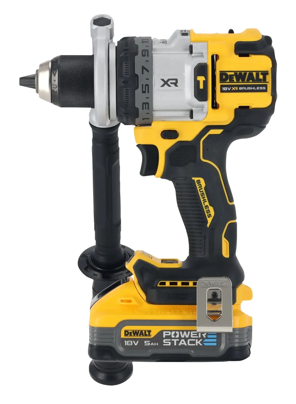 Аккумуляторная дрель-шуруповерт DeWalt DCD1007H2T-GB — фото производителя