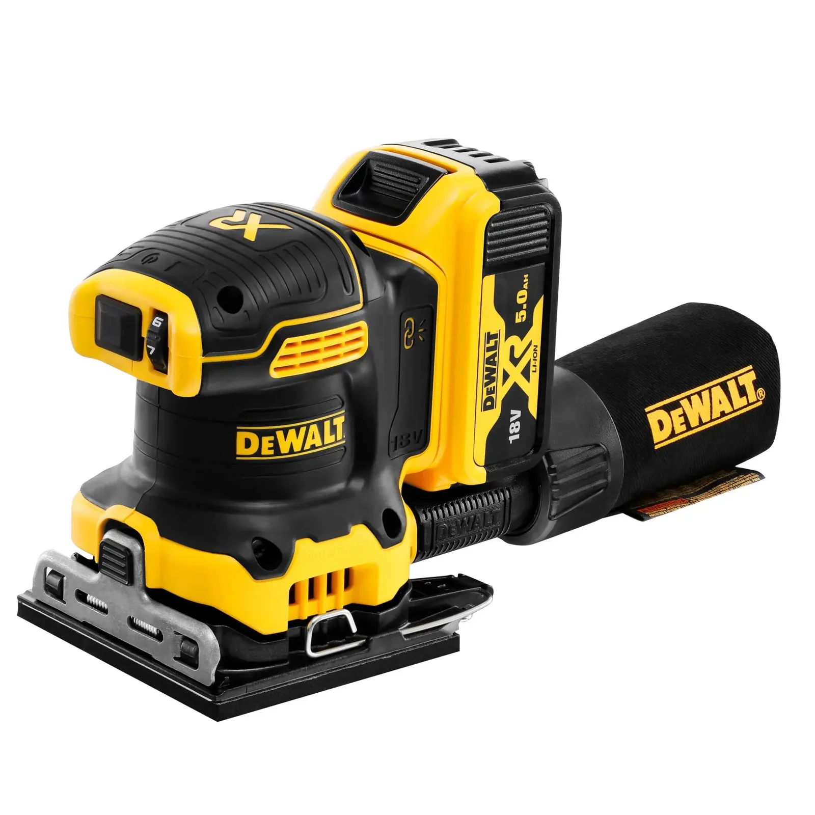 Аккумуляторная шлифовальная машина DeWalt DCW200P2-GB