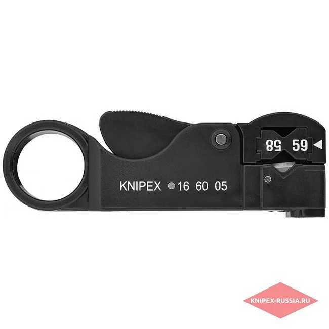 Инструмент для удаления изоляции с коаксиальных кабелей Knipex KN-166005SB