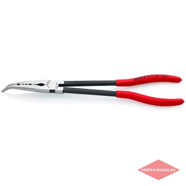 Плоскогубцы монтажные с поперечным профилем Knipex KN-2881280 — фото производителя