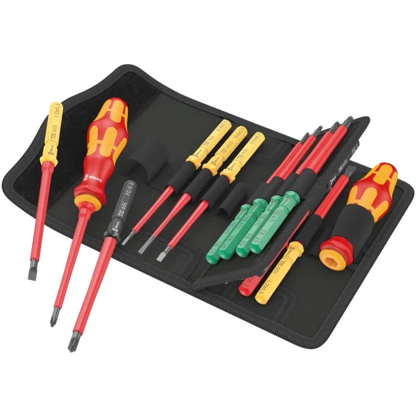 Набор инструментов Wera Kraftform Kompakt VDE 17 Universal 1 Tool Finder — фото производителя