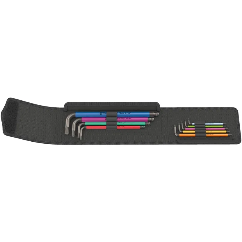 Набор Г-образных ключей, дюймовых, BlackLaser Wera 950/9 Hex-Plus Multicolour Imperial 1 — фото производителя