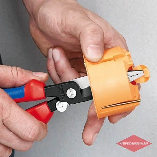 Многофункциональные клещи для электромонтажных работ Knipex KN-1396200T — фото производителя