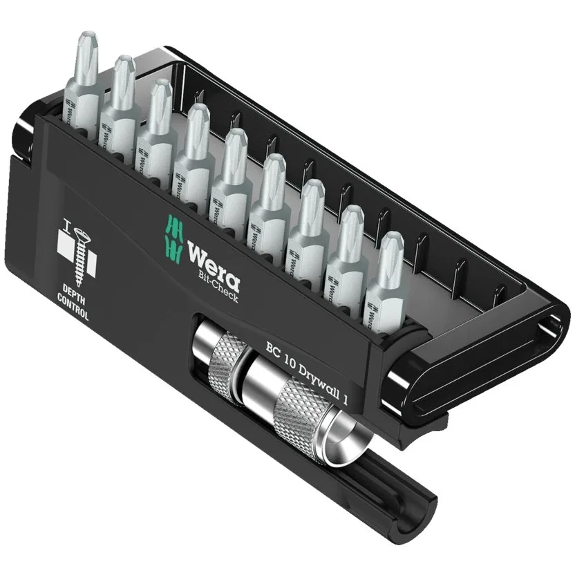 Набор инструментов Wera Bit-Check 10 Drywall 1
