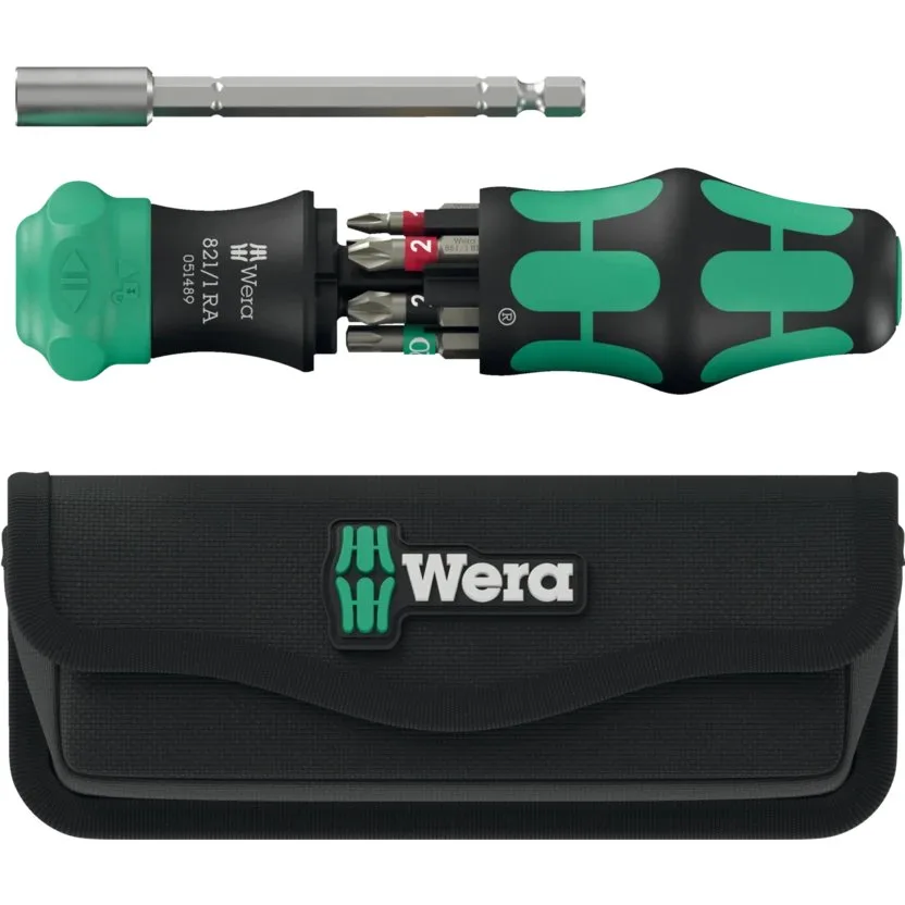 Набор инструментов Wera Kraftform Kompakt 28 RA с чехлом — фото производителя