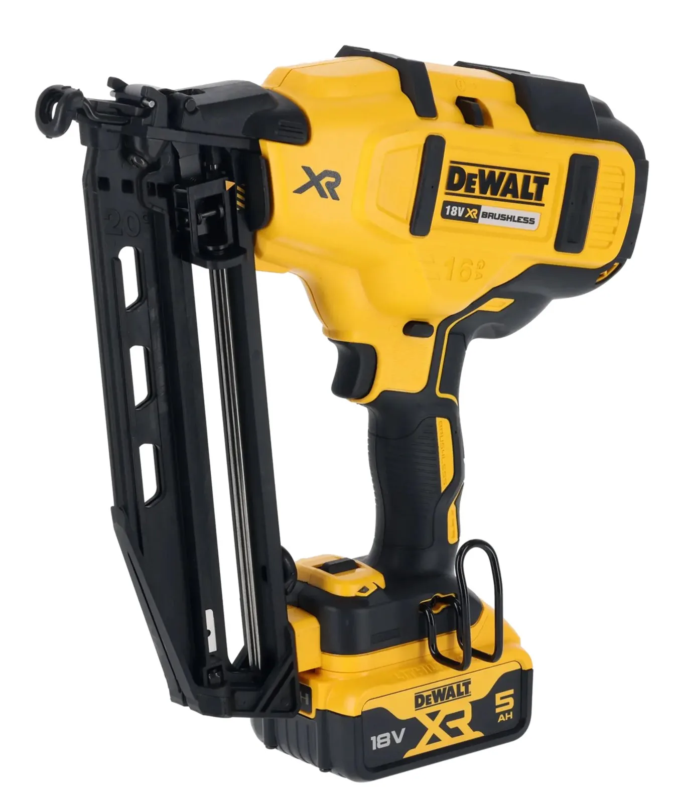 Аккумуляторный гвоздезабивной пистолет DeWalt DCN660P2-GB — фото производителя