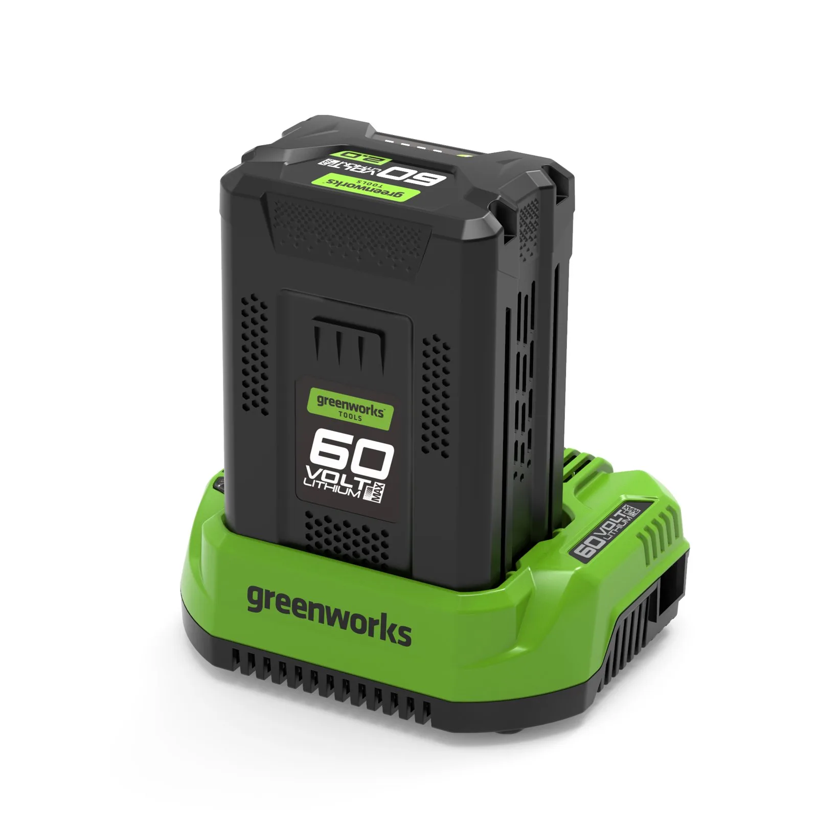 Аккумулятор с зарядным устройством Greenworks GSK60B2 — фото производителя