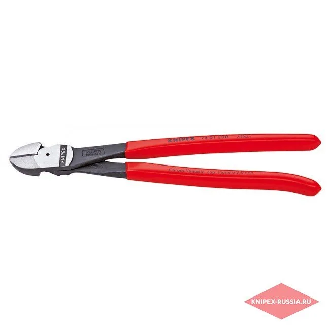 Кусачки боковые особой мощности Knipex KN-7401250 — фото производителя