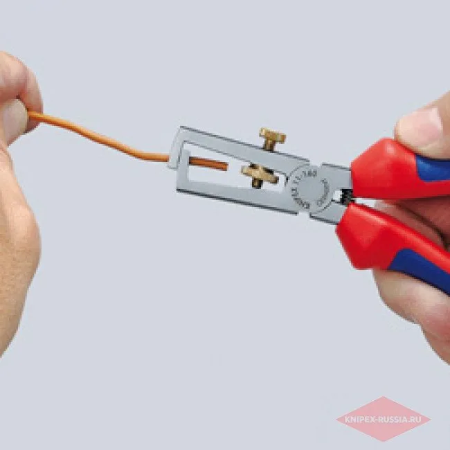 Инструмент для удаления изоляции Knipex KN-1102160SB — фото производителя