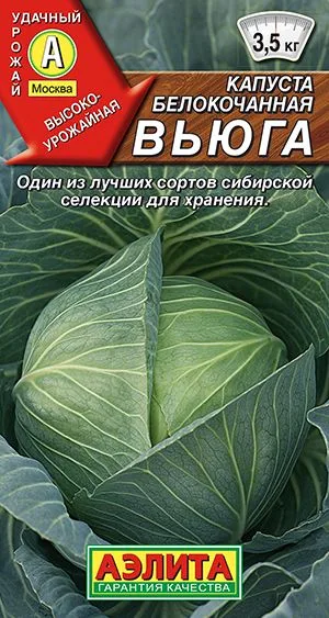 Семена: Капуста б/к Вьюга