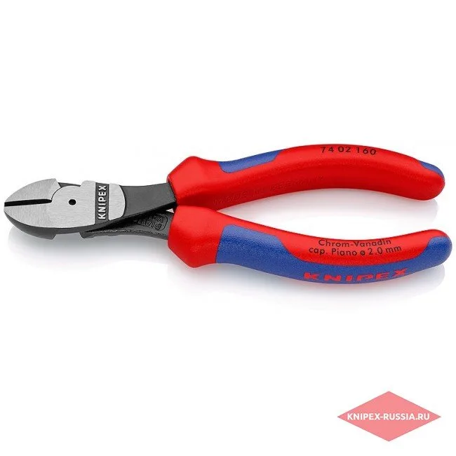 Кусачки боковые особой мощности Knipex KN-7402160 — фото производителя