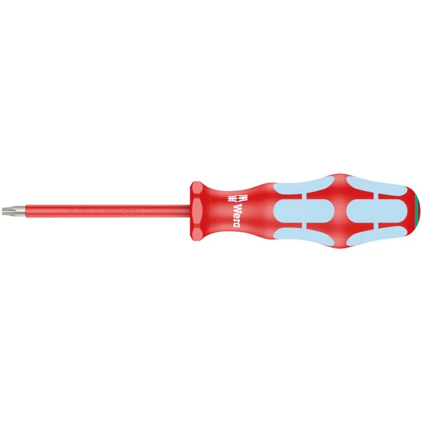 Изолированная отвёртка TORX® из нержавеющей стали Wera 3167 i VDE — фото производителя
