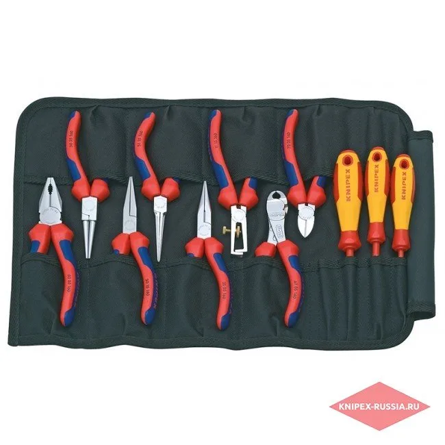 Планшет для инструментов мягкий 11 предметов Knipex KN-001941