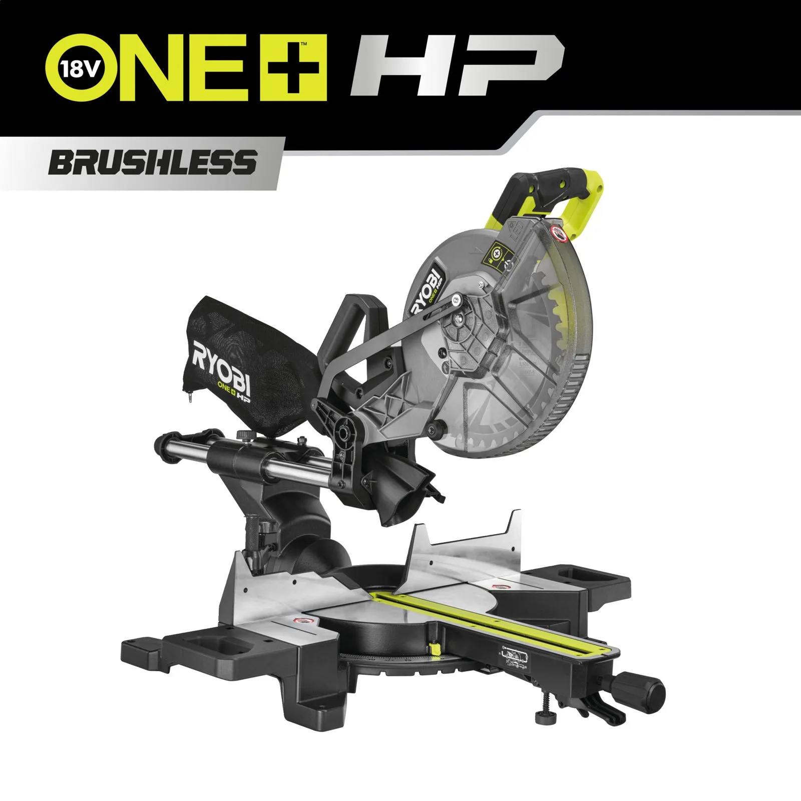 Аккумуляторная торцовочная пила Ryobi RMS18254X-0