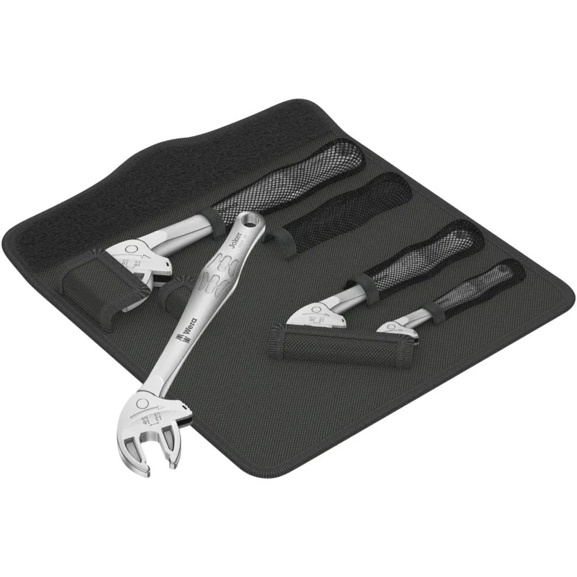 Набор рожковых ключей с самонастройкой Wera 6004 Joker 4 Set 1 — фото производителя