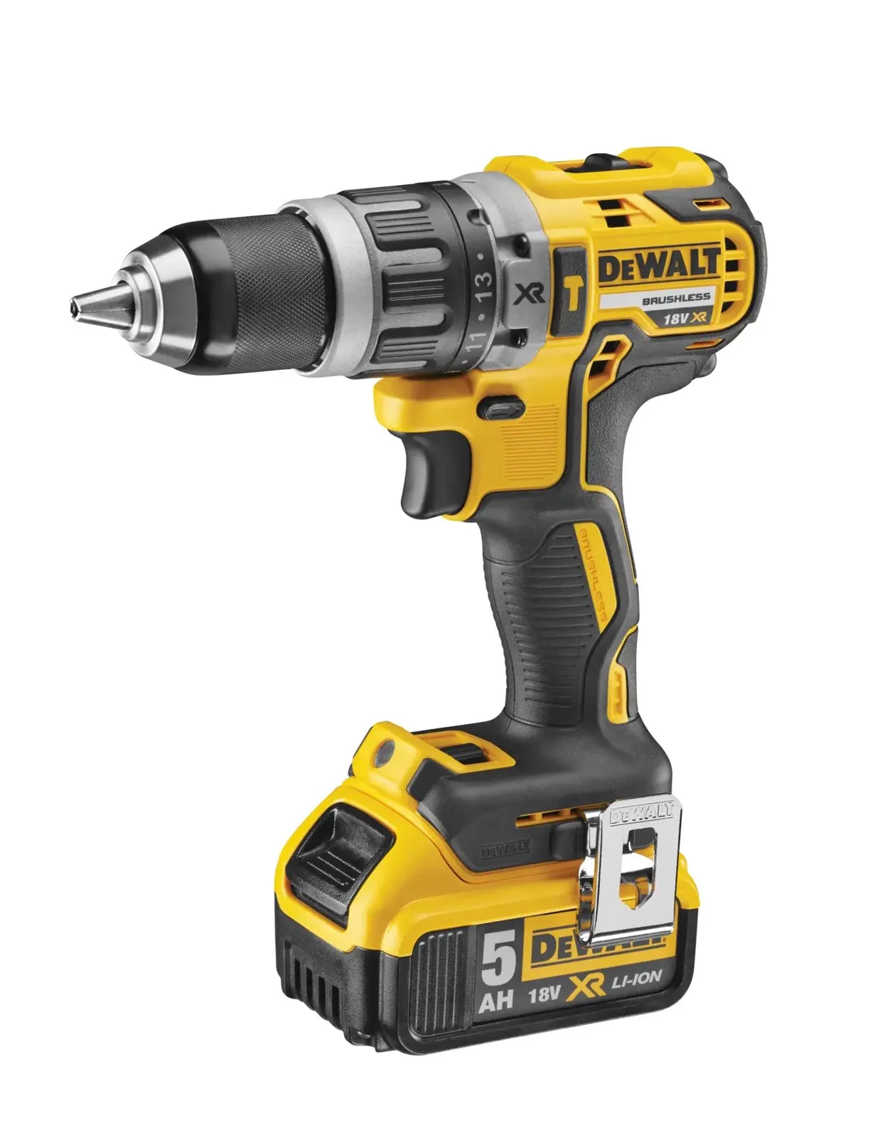 Аккумуляторный перфоратор DeWalt DCD796P2-GB — фото производителя
