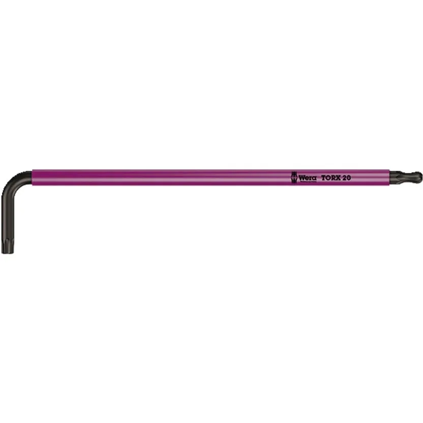Шестигранный ключ Wera 967 SPKL Г-образные ключ TORX® BO Multicolour, BlackLaser
