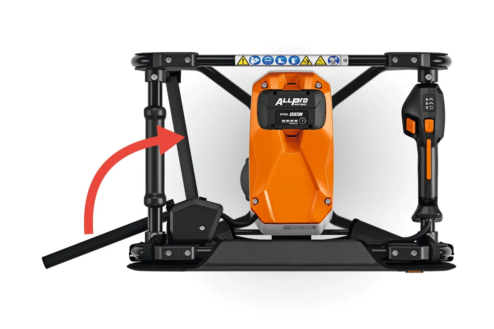 Аккумуляторный земляной бур STIHL BTA 140 — фото производителя