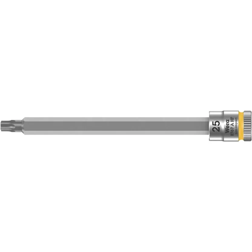 Набор отверточных головок Zyklop TORX®, с фиксирующей функцией, привод 1/4" Wera 8767 A TORX® HF 1 — фото производителя