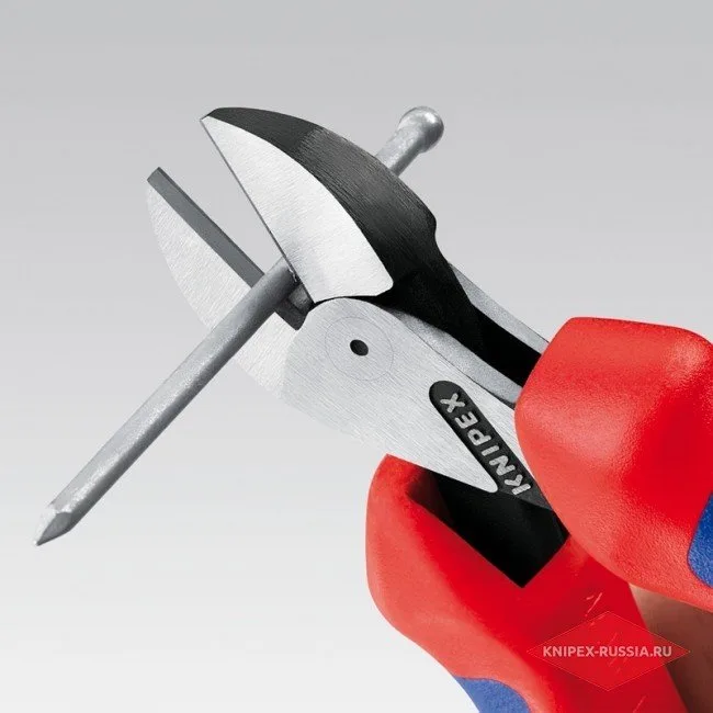 Компактные кусачки боковые X-Cut® Knipex KN-7305160SB — фото производителя