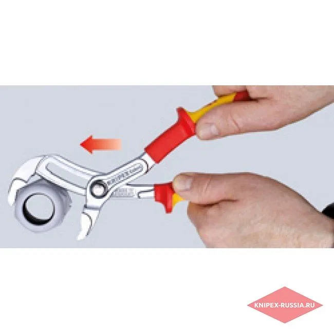 Высокотехнологичные сантехнические клещи Cobra VDE Knipex KN-8726250SB — фото производителя