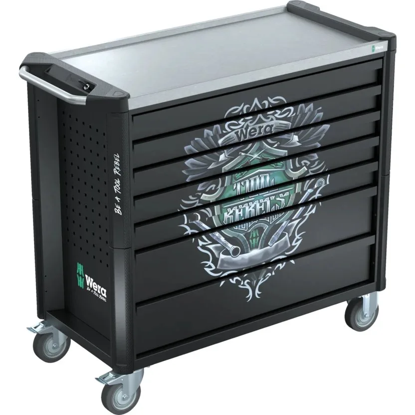 Инструментальная тележка из нержавейки Tool Rebel Stainless XXL 1 Wera 9701 — фото производителя