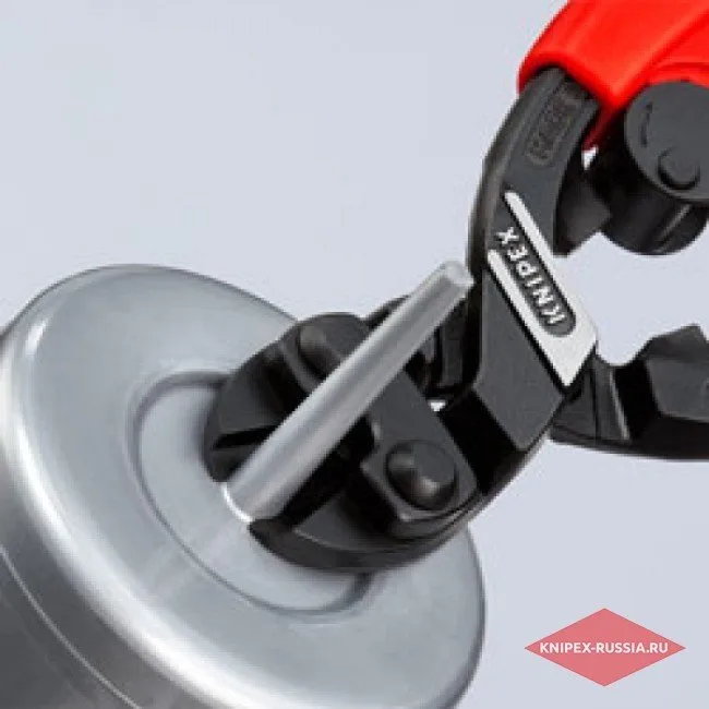 Кусачки боковые усиленные для мягких материалов Knipex KN-7262200 — фото производителя