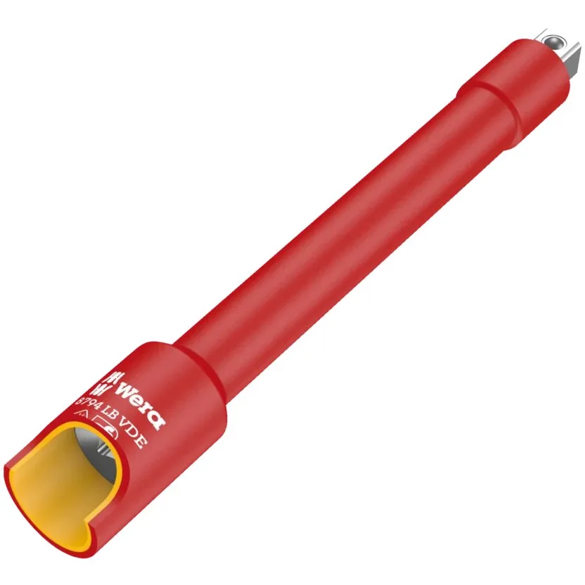 Трещотка Wera 8794 LB VDE Zyklop удлинитель, изолированный, длинный, 3/8" — фото производителя
